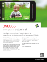 OmnivisionOV8865 High-Performance Low-Power 8-Megapixel Image Sensor