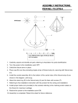 CAL Lighting FX-3770-4 Operating instructions