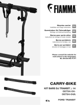 Fiamma 02096-26 Carry Bike Kit Bars DJ Transit User manual