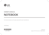 LG 14U70Q Series NOTEBOOK 16 Inch Laptops Owner's manual