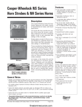 GamewellCooper-Wheelock NS Series Horn Strobes and NH Series Horns