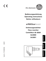 IFM SA3001 Operating instructions