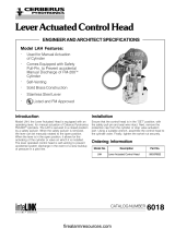 CERBERUS PYROTRONICSLever Actuated Control Head