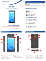 Unitech PA768 Rugged Touch Computer User guide
