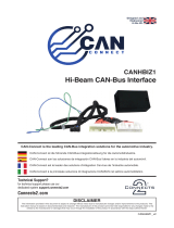 CAN CONNECT CANHBIZ1 Hi-Beam CAN-Bus Interface Owner's manual