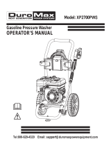 DUROMAX XP2700PWS Gasoline Pressure Washer User manual