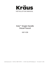 KRAUS KVF-1210SFS Installation guide