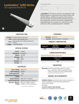 GE current LUR2 Series LED Suspended Retrofit Kit Owner's manual