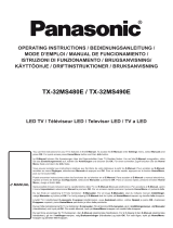 Panasonic TX32MS490E Quick start guide
