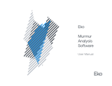 EKO LBL295 Murmur Analysis Software User manual