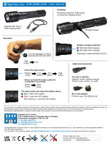 NightSearcher 1200 Rechargeable Handheld Torch User manual