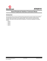 MICROCHIP ATA8510 Serial Peripheral Interface Command Sheet User guide