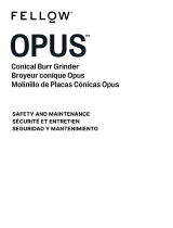 Fellow Opus Conical Burr Grinder User manual