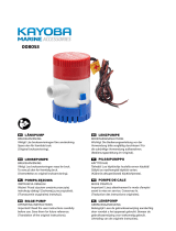 Kayoba 008053 Bilge Pump User manual