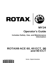 Rotax ACE 60, 60 ECT, 90 and 90 ECT Owner's manual