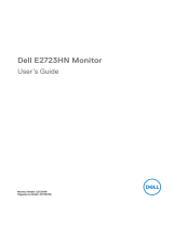Dell E2723HN Monitor User guide