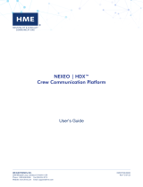 HME NEXEO|HDX Crew Communication Platform User guide