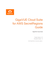 Gigamon GigaVUE Cloud Suite for AWS Secret Regions Software User guide