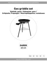 Rusta 623514770101 Stekeplate Gass Sarek Gas Griddle Grill Set User manual