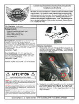 Custom Dynamics CD-LF-AW-B Lower Fairing Light Inserts User manual