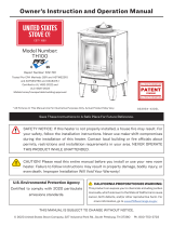 United States Stove Company TH-100 Owner's manual