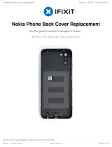 iFixit Nokia Phone Back Cover Replacement Operating instructions