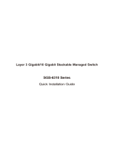 Planet Technology SGS-6310 Series Layer 3 Gigabit-10 Gigabit Stackable Managed Switch Installation guide
