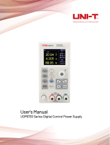 UNI-T UDP6700-DC Digital Control Power Supply User manual