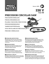 Meec tools 018517 Precision Circular Saw User manual