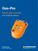Crowcon Gas-Pro User manual