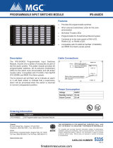 MGC IPS-4848DS Programmable Input Switches Module Owner's manual