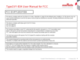 Murata 1VY-934 Communication Module User manual