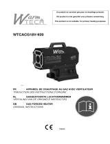 Warm Tech WTCACG18V-920 User manual