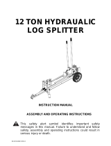 Lumberjack 12 Ton Hydraualic Log Splitter User manual