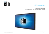 Elo 32/42/43/5543L IDS Touchscreen Displays` User manual