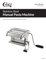 Choice 407PASTMAKER Stainless Steel User manual