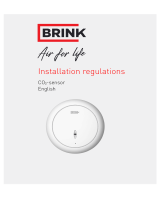 Brink Co2 Sensor For Zone Ventilation User manual