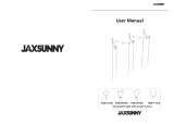 JAXSUNNY HG61U1207 Five Pointed Star Lamp String Holder 6pcs User manual