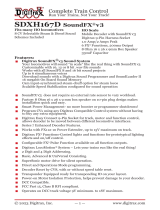 Digitrax SDXH167D Operating instructions