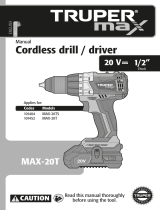 Truper Max MAX-20T Owner's manual