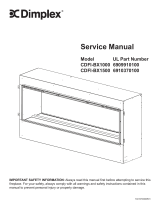Dimplex CDFI-BX1000 Built-In Box Owner's manual
