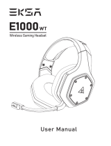 EKSA E1000 WT Wireless Gaming Headset User manual