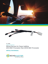 EchoMaster CL-RPM Wiring Harness for Cargo Lighting 2015-2021 Promaster City and 2018-2021 Promaster User manual