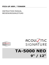 Acoustic Signature TA-5000 Neo Tonearm Audio Emotion User manual