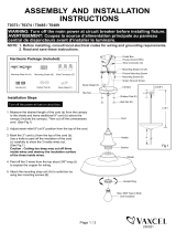 Vaxcel T0373 Assembly And Installation Instructions