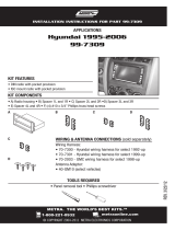 Metra 1995-2006 Hyundai InDash Mount User manual