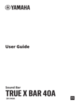 Yamaha SR-X40A User guide