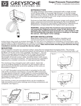 Greystone GP Series Gage Pressure Transmitter User manual