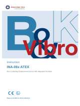 Bruel Kjaer Vibro INA-08x ATEX Non-Contacting Displacement Sensor Operating instructions