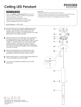 Kuzco Lighting PD53305 Ceiling LED Pendant User manual